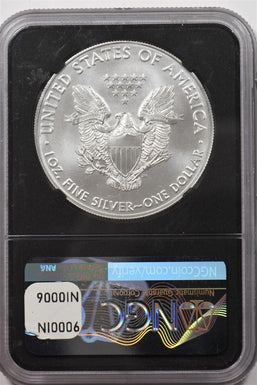 2020 Silver Eagle First Day of Issue John Mercanti Signed NGC MS66 NI0006