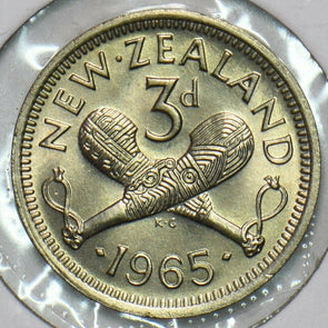 New Zealand 1965 3 Pence 297567 combine shipping