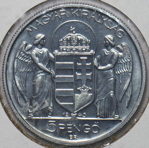 Hungary 1943 5 Pengo BU 193299 combine shipping