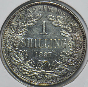 South Africa 1897 Shilling 490591 combine shipping