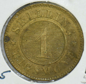Denmark 1856 Skilling 290933 combine shipping