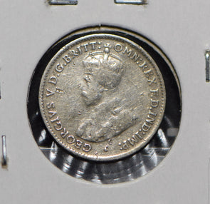 Australia 1927 3 Pence Kangaroo animal Moorhen  191227 combine shipping