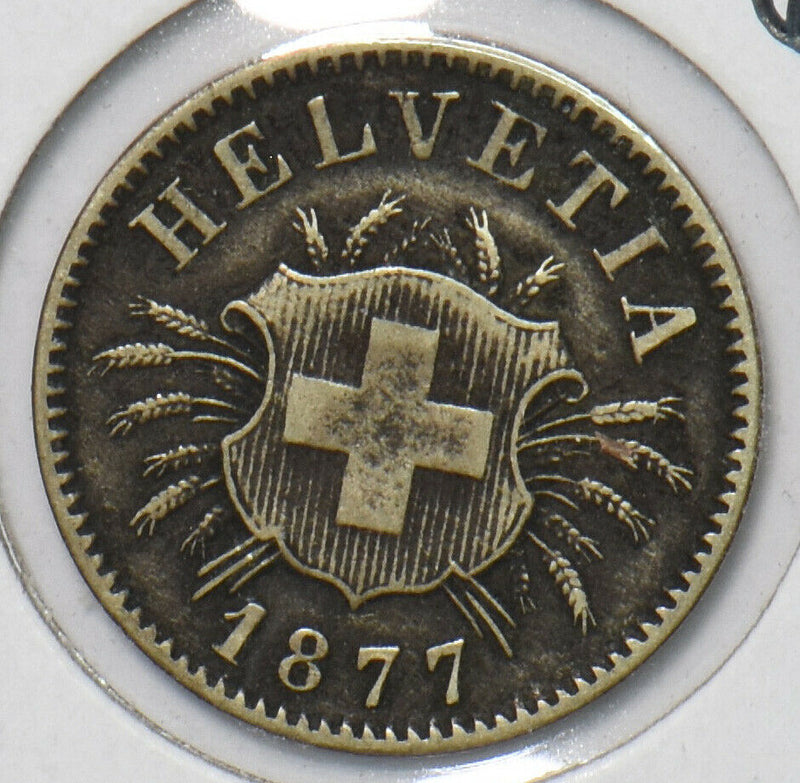 Switzerland 1877 5 Rappen S0311 combine shipping