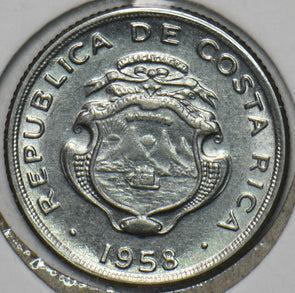 Costa Rica 1958 10 Centimos 152216 combine shipping