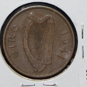 Ireland 1941 1/2 Penny Sow with piglets animal  900660 combine shipping