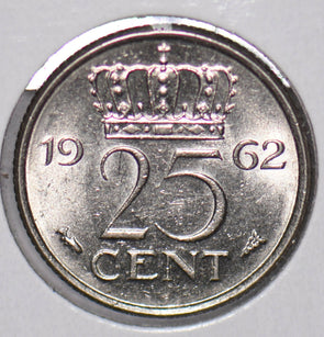 Netherlands 1962 25 Cents  900405 combine shipping