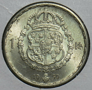Sweden 1950 Krona 240656 combine shipping
