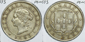 Jamaica 1893 Penny 241023 combine shipping