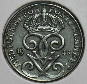 Sweden 1945 2 Ore 904024 combine shipping