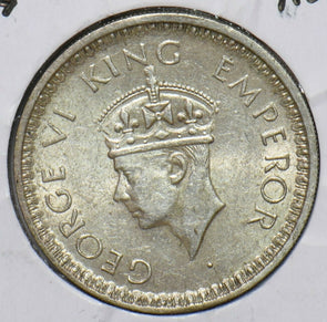 British India 1944 1/2 Rupee 295678 combine shipping