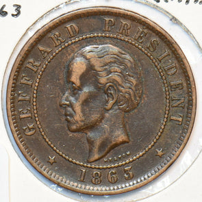 Haiti 1863 20 Centimes 295600 combine shipping
