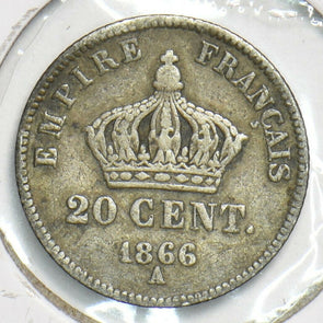France 1866 A 20 Centimes 153337 combine shipping