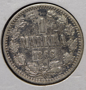 Finland 1866 Markka Eagle animal  150031 combine shipping