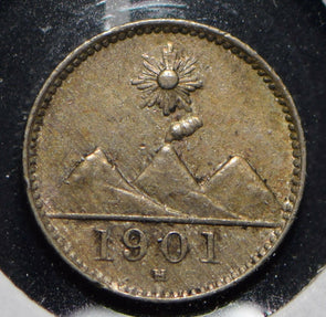Guatemala 1901 1/4 Real  191077 combine shipping