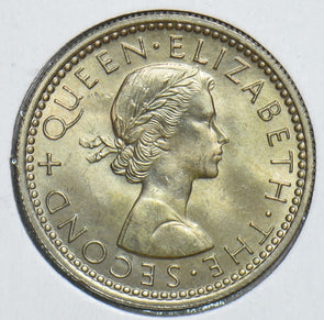 New Zealand 1963 6 Pence Huia bird 298674 combine shipping