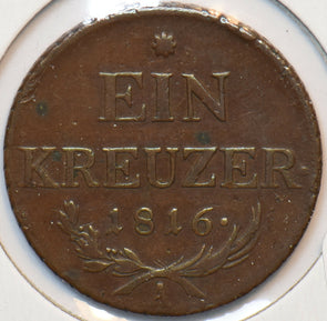 Austria 1816 A Kreuzer Eagle animal 193395 combine shipping