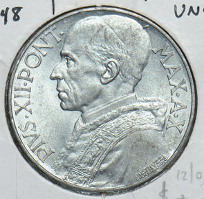 Vatican 1948 10 Lire UNC 198665 combine shipping