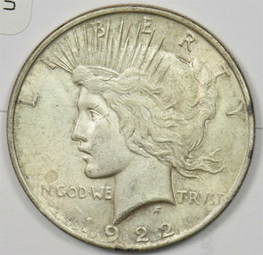 1922 Peace Dollar Silver Choice BU U0363