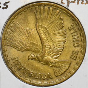 Chile 1965 10 Centesimos Condor animal 152740 combine shipping