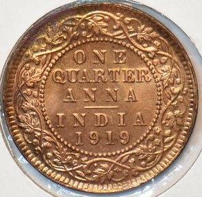 British India 1919 1/4 Anna 194142 combine shipping