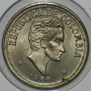 Colombia 1966 20 Centavos Eagle animal 196113 combine shipping