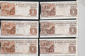 US 1988 A-98B USDA $1 Food Coupons Lot of 24 RC0721 combine shi