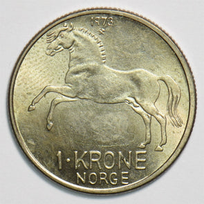 Norway 1973 Krone Horseanimal 197836 combine shipping