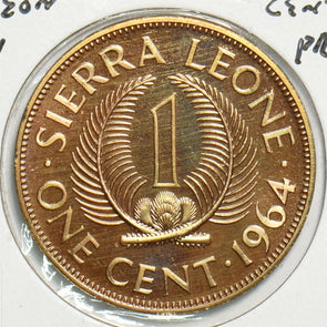 Sierra Leone 1964 Cent Proof 491473 combine shipping