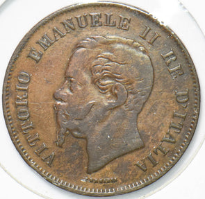 Italy 1861 5 Centesimi Vittorio Emanvele II 292990 combine shipping