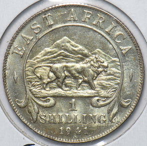 East Africa 1941 Shilling Lion animal 293862 combine shipping