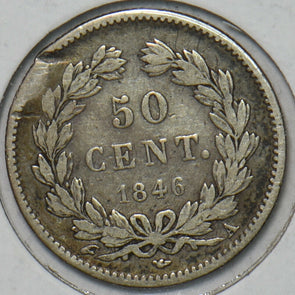 France 1846 A 50 Centimes 297153 combine shipping