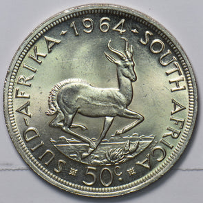 South Africa 1964 50 Cents Deer animal 294711 combine shipping