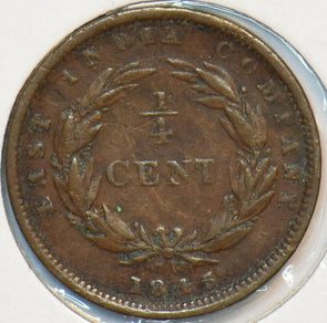Straits Settlements 1845 1/4 Cents 195108 combine shipping