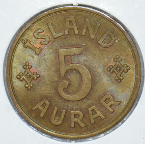 Iceland 1942 5 Aurar  290445 combine shipping