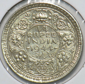 British India 1944 1/4 Rupee 194076 combine shipping