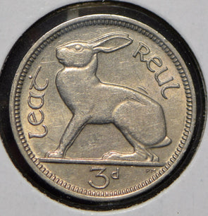 Ireland 1968 3 Pence Hare animal  291723 combine shipping