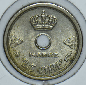 Norway 1946 25 Ore 190847 combine shipping