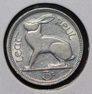 Ireland 1934 3 Pence Hare animal  291732 combine shipping