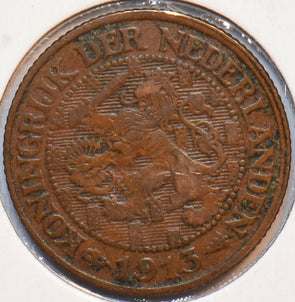 Netherlands 1913 Cent Lion animal 900507 combine shipping