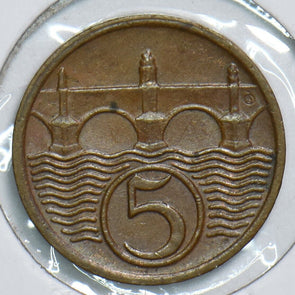 Czechoslovakia 1938 5 Haleru 241151 combine shipping