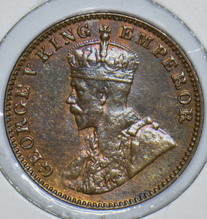 British India 1925 1/4 Anna 190748 combine shipping