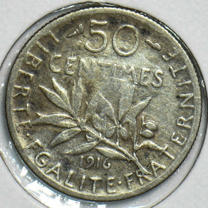 France 1916 50 Centimes 152934 combine shipping
