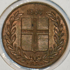 Iceland 1960 5 Aurar 195506 combine shipping