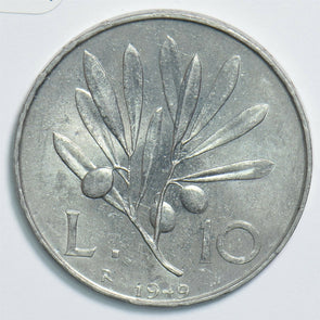 Italy 1949 10 Lire 198174 combine shipping
