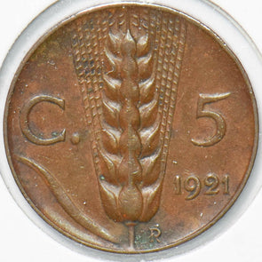 Italy 1921 5 Centesimi Vittorio Emanvele III 292936 combine shipping