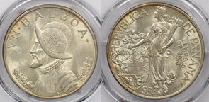 Panama 1934 Balboa PCGS Ms 64 rare condition PC1230 combine shipping