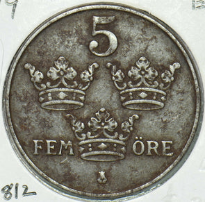 Sweden 1949 5 Ore 197086 combine shipping