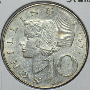 Austria 1971 10 Schilling 151083 combine shipping