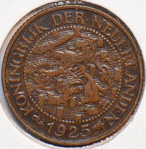 Netherlands 1925 Cent Lion animal 900512 combine shipping