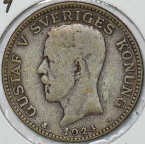 Sweden 1924 Krona 150852 combine shipping